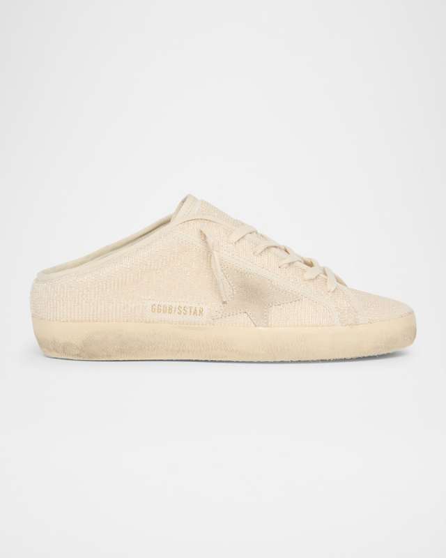 Super Star Sabot Beaded Suede Slide Sneakers
